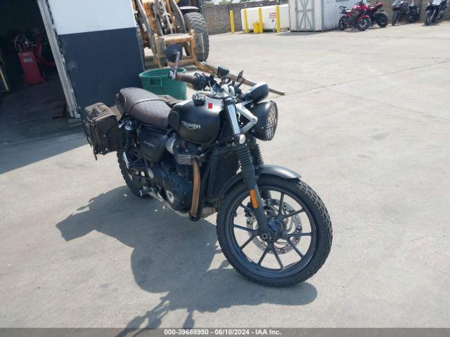  Salvage Triumph Motorcycle Street Twin