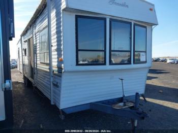  Salvage Franklin Travel Trailer