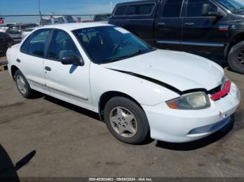  Salvage Chevrolet Cavalier