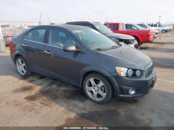  Salvage Chevrolet Sonic