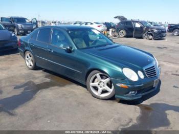  Salvage Mercedes-Benz E-Class