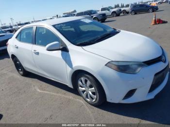  Salvage Toyota Corolla