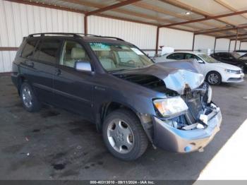  Salvage Toyota Highlander