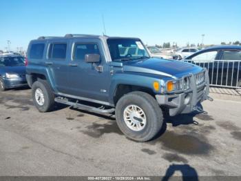  Salvage HUMMER H3 Suv