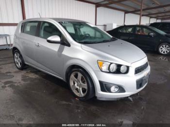  Salvage Chevrolet Sonic