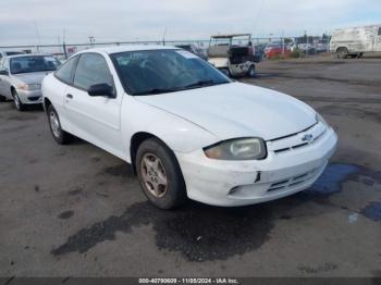  Salvage Chevrolet Cavalier