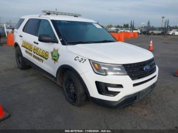  Salvage Ford Utility Police Intercepto