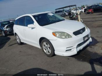  Salvage Toyota Matrix