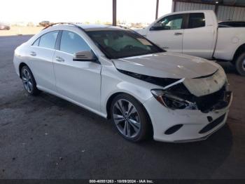  Salvage Mercedes-Benz Cla-class