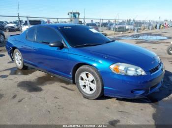  Salvage Chevrolet Monte Carlo