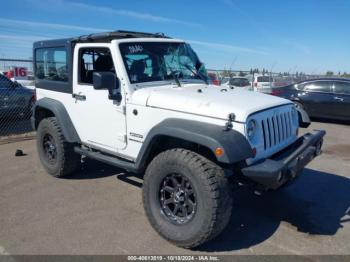  Salvage Jeep Wrangler