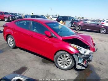  Salvage Hyundai ELANTRA