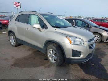  Salvage Chevrolet Trax