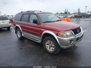  Salvage Mitsubishi Montero Sport