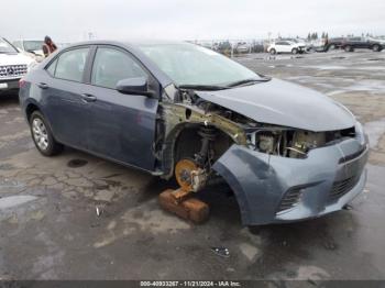  Salvage Toyota Corolla