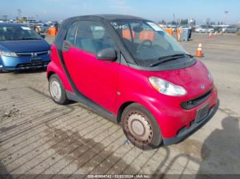  Salvage Smart fortwo