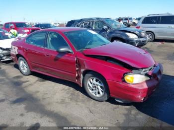  Salvage Pontiac Grand Am