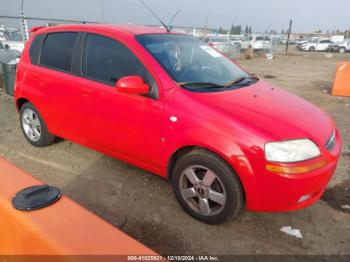  Salvage Chevrolet Aveo 5