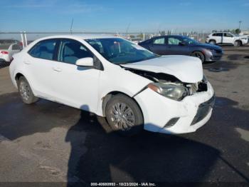  Salvage Toyota Corolla