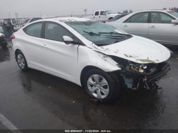  Salvage Hyundai ELANTRA