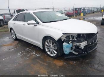  Salvage Lincoln MKZ Hybrid