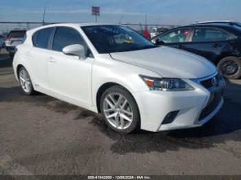  Salvage Lexus Ct