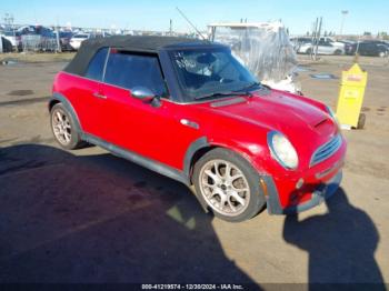  Salvage MINI Cooper S