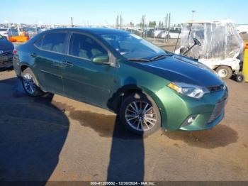  Salvage Toyota Corolla