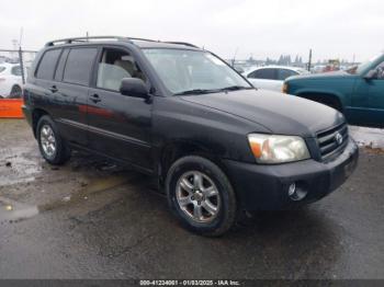  Salvage Toyota Highlander