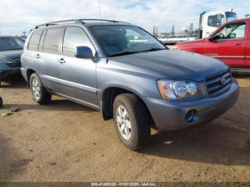  Salvage Toyota Highlander