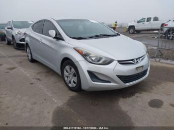  Salvage Hyundai ELANTRA