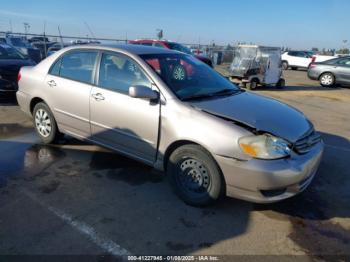  Salvage Toyota Corolla