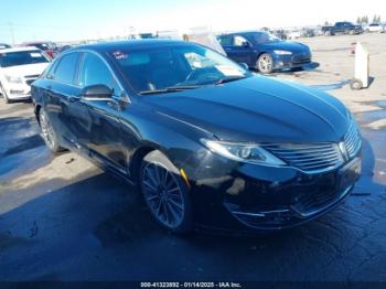  Salvage Lincoln MKZ Hybrid