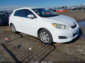  Salvage Toyota Matrix