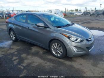  Salvage Hyundai ELANTRA