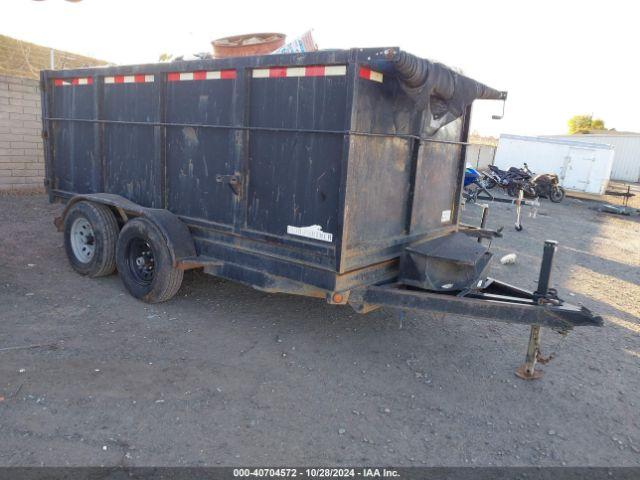  Salvage Iron Panther Dump Trailer 8 W, 12