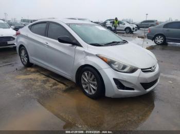  Salvage Hyundai ELANTRA