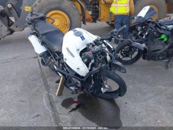  Salvage Triumph Motorcycle Tiger