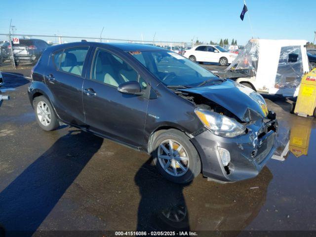  Salvage Toyota Prius c