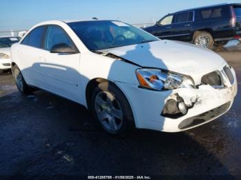  Salvage Pontiac G6