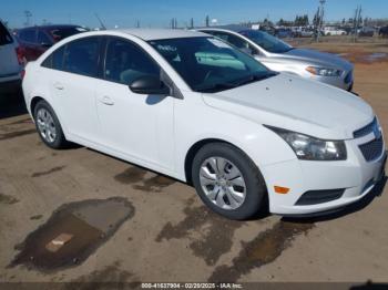  Salvage Chevrolet Cruze