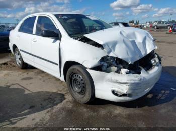  Salvage Toyota Corolla