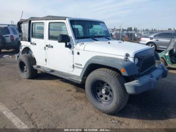  Salvage Jeep Wrangler