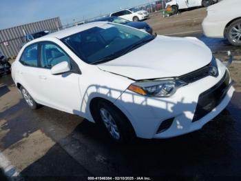  Salvage Toyota Corolla