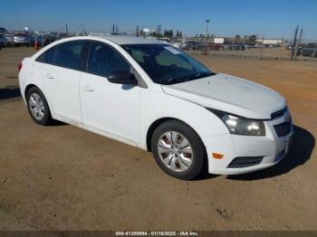  Salvage Chevrolet Cruze