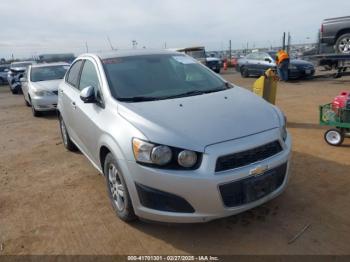  Salvage Chevrolet Sonic