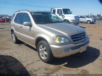  Salvage Mercedes-Benz M-Class