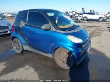  Salvage Smart fortwo