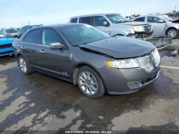  Salvage Lincoln MKZ Hybrid