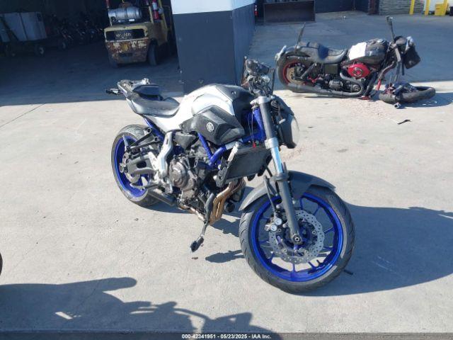  Salvage Yamaha Fz07